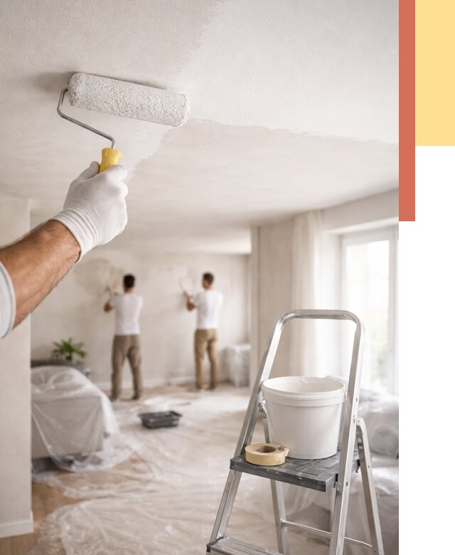 Покраска потолка акриловой краской в Славгороде от 2600 руб. | ОТДЕЛОЧНИК-Слд