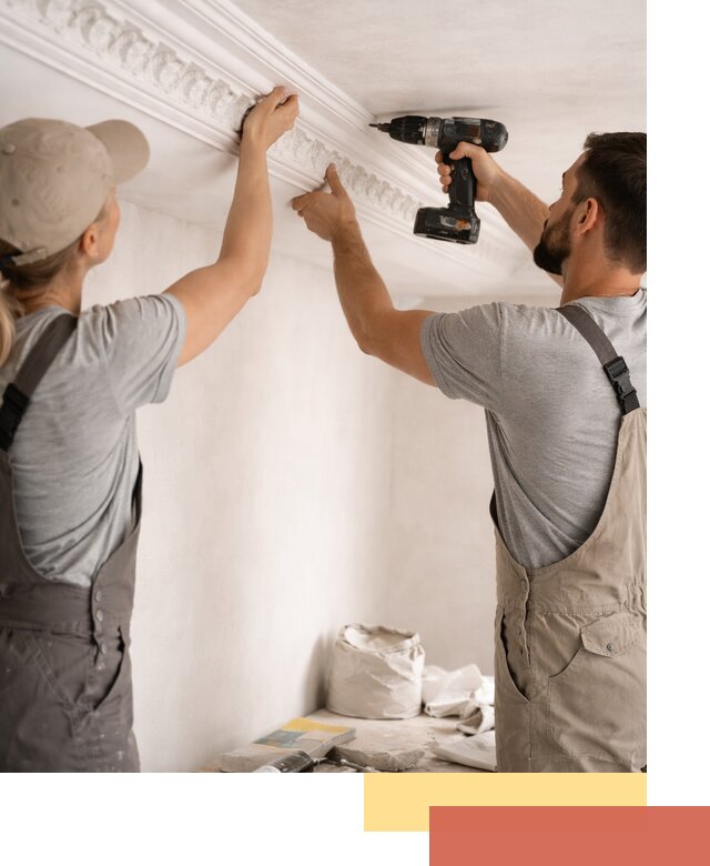 Профессиональный монтаж лепнины на потолок в Славгороде