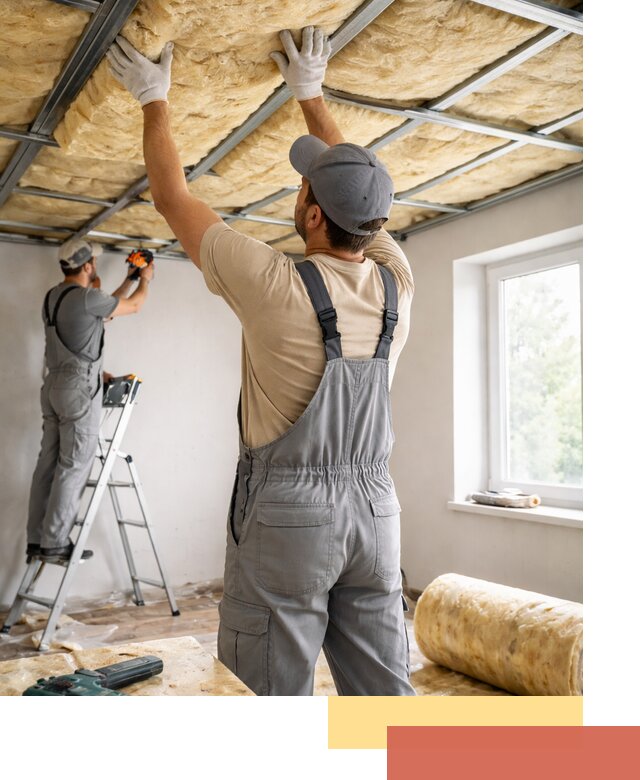 Утепление потолка под ключ в Славгороде качественно и быстро