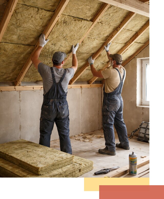 Утепление потолка минеральной ватой в Славгороде