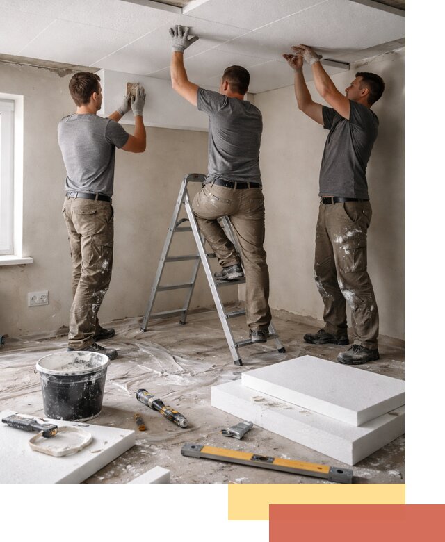 Утепление потолка пенопластом в Славгороде быстро и качественно