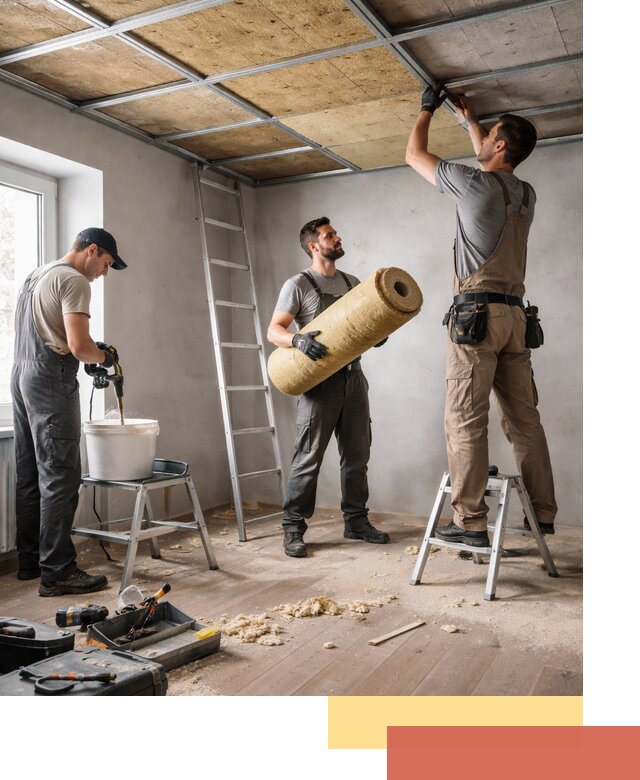 Шумоизоляция потолка в Славгороде: профессиональный монтаж и отделка